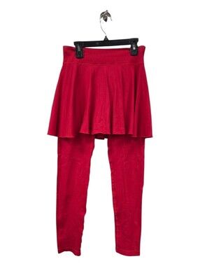 Oqq Large Red Skirted Leggings